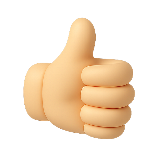 Thumb, gesture, approval icon