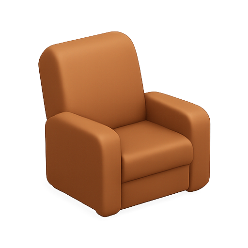 Chair, recliner, furniture icon