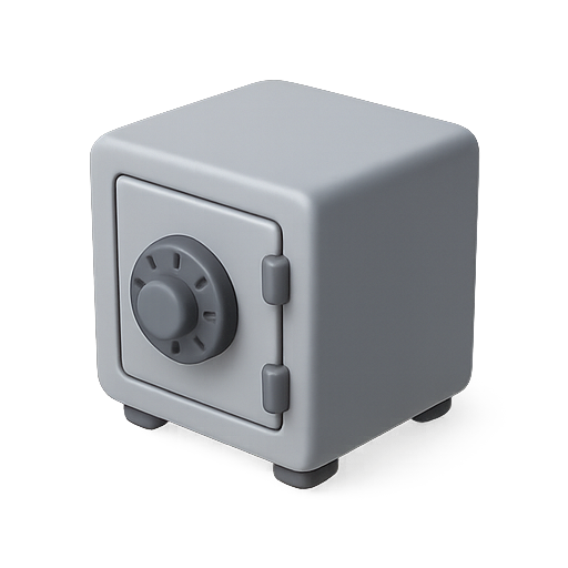 Safe, safety, storage icon