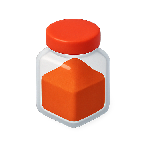 Container, bottle, 3D icon