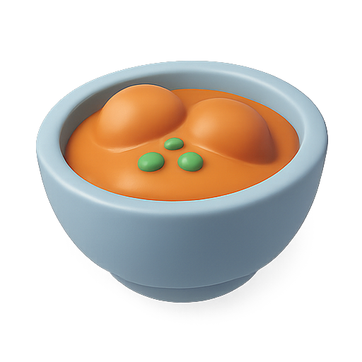 Bowl, food, 3d icon