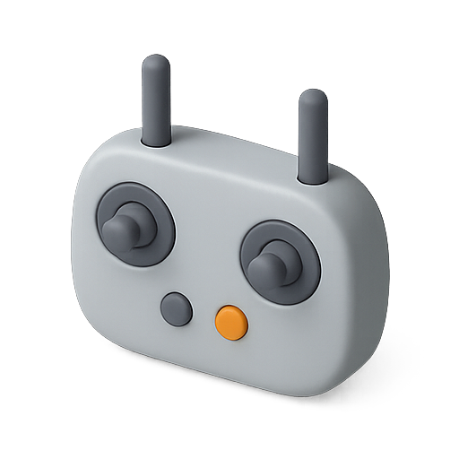 Remote control, 3d model, device icon