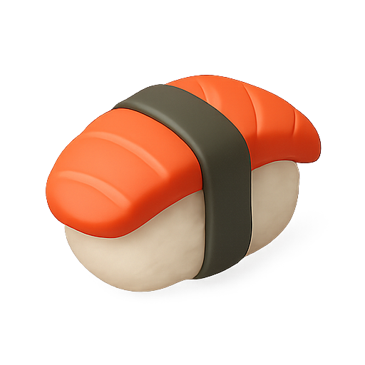 Sushi, food, japanese icon