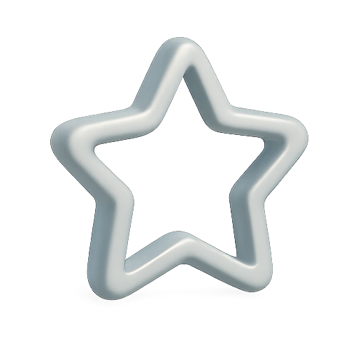 Star, 3d, geometry icon