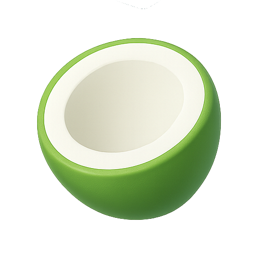 3d, green, rounded icon