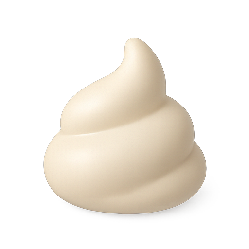 Cream, swirl, textured icon