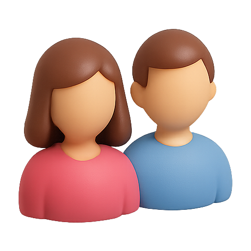 3d, characters, people icon