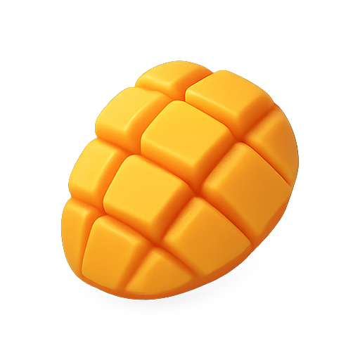 3d, yellow, geometric icon