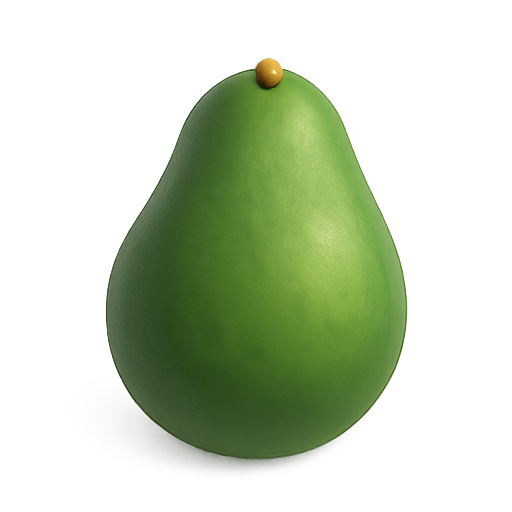 Pear, fruit, 3d model icon