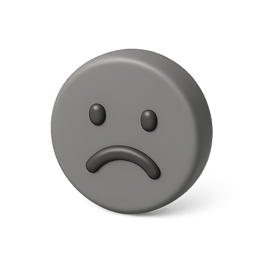 Sad, emotion, face icon