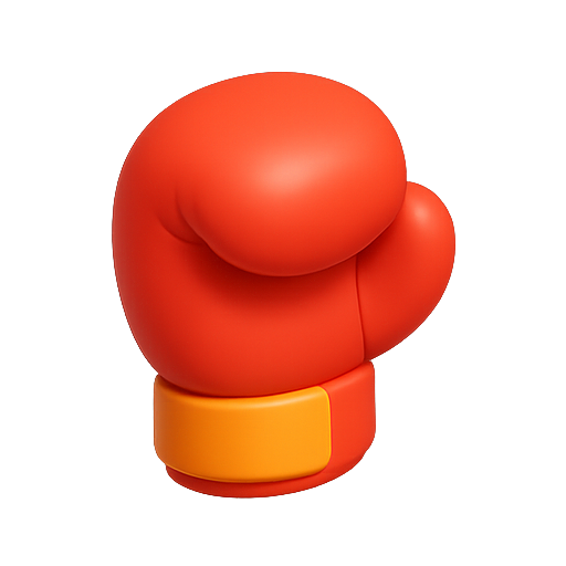 Boxing, glove, sports icon