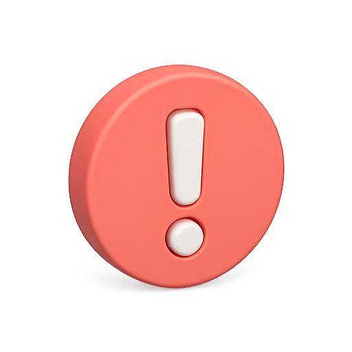 Exclamation, alert, warning icon
