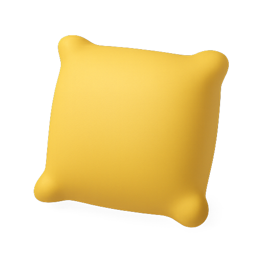 3d, yellow, object icon