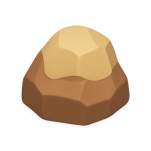 rock, 3d, model