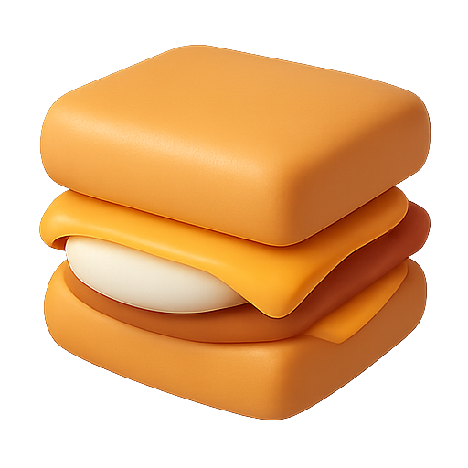 burger, food, 3d