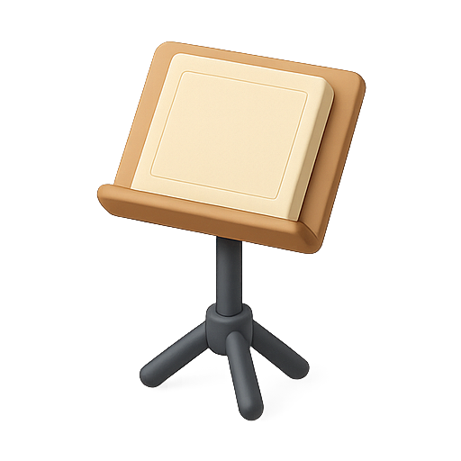 Stand, display, platform icon