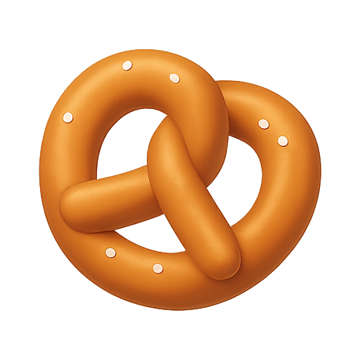 Pretzel, snack, food icon