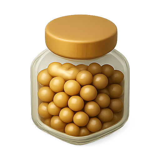 Jar, 3d, container icon