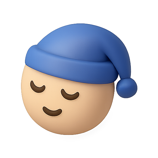 sleepy, face, hat