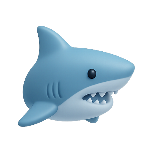 shark, 3d, sea creature