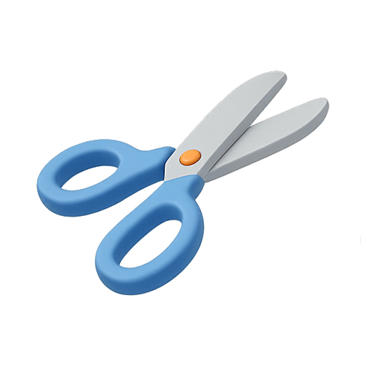 Scissors, stationery, office supplies icon