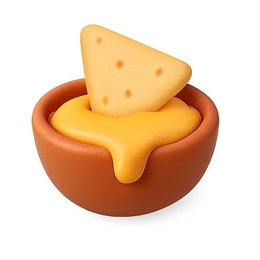 Cheese, dip, snack icon