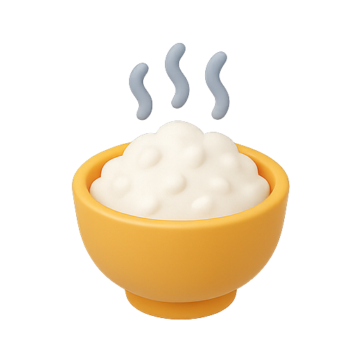 Rice, bowl, food icon