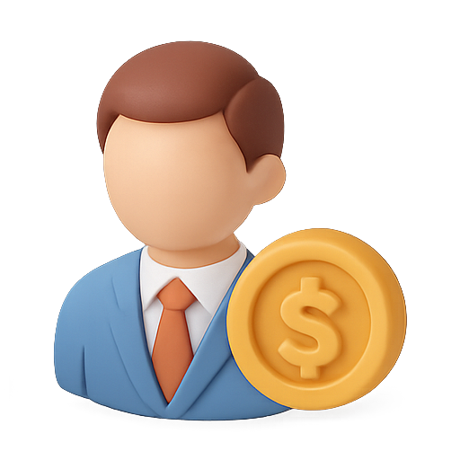 Business, finance, avatar icon
