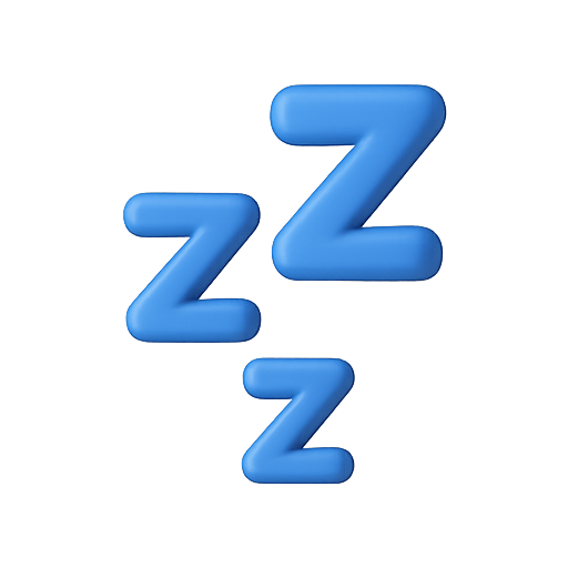 Sleep, relaxation, rest icon