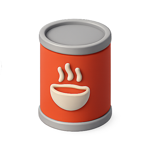 Can, container, food icon