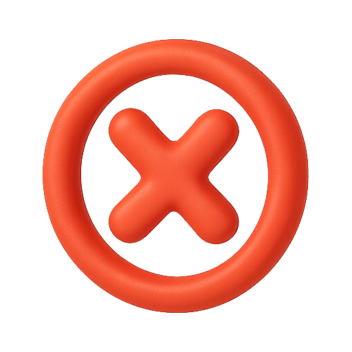 Cancel, remove, delete icon