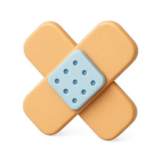 Bandage, medical, remedy icon