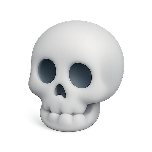 skull, 3d, model