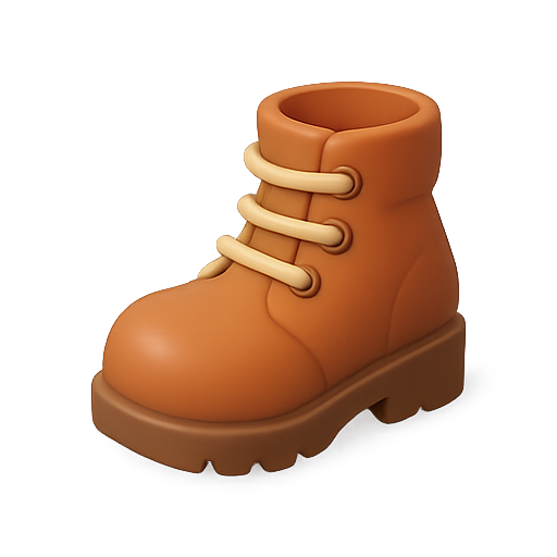 Boot, shoes, footwear icon