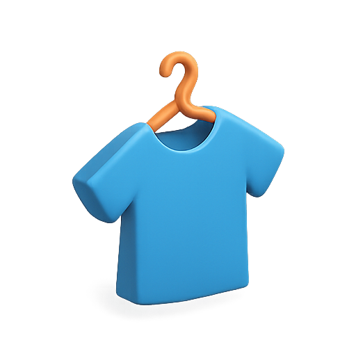 Clothing, shirt, hanger icon