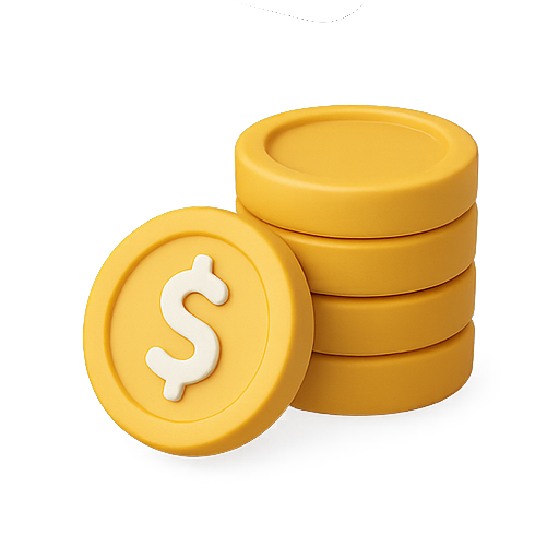 Money, coin, finance icon