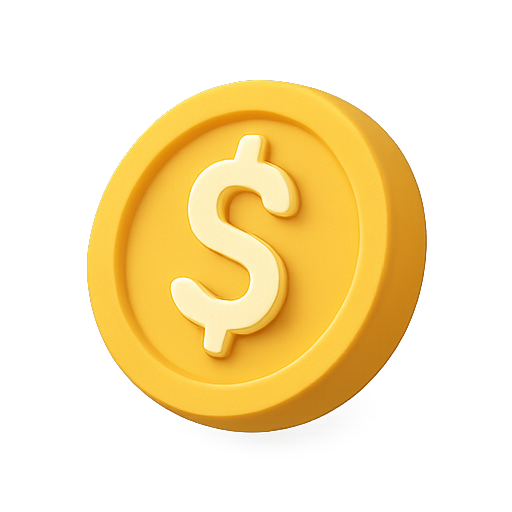 Coin, money, finance icon