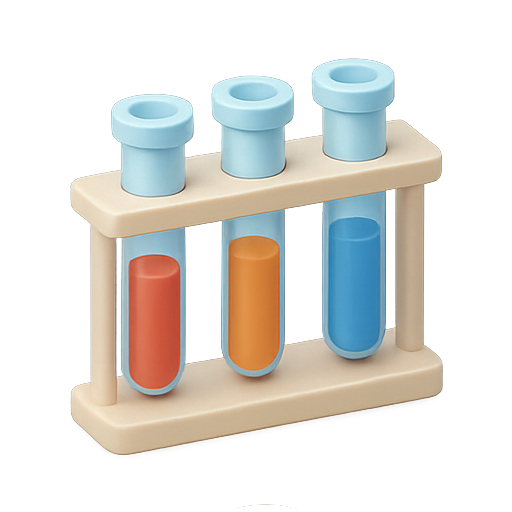 Test tubes, laboratory, experiments icon