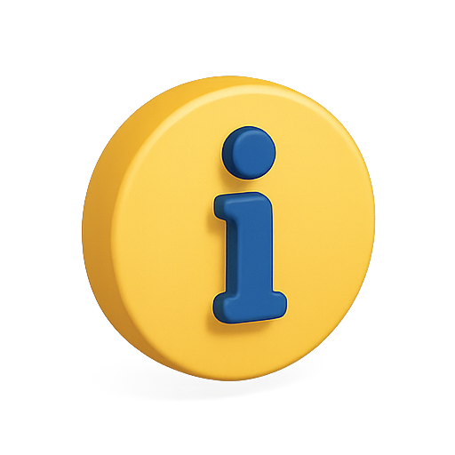 Information, 3d, symbol icon