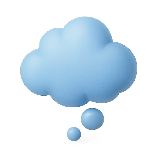 Cloud, thought, bubble icon