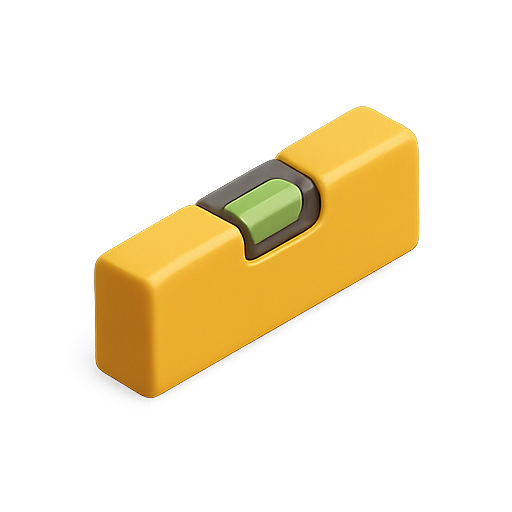 Level, tool, measurement icon