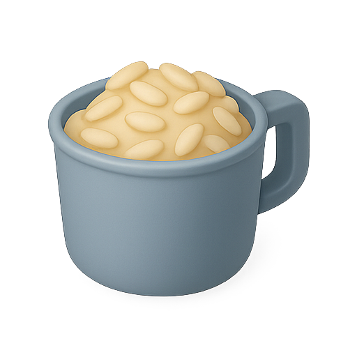 Cup, food, sesame icon