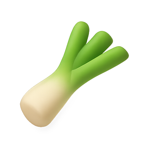 Vegetable, 3d, green icon