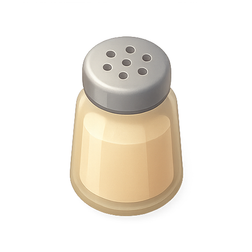 Salt, seasoning, kitchen icon