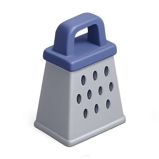 Grater, kitchen, cooking icon