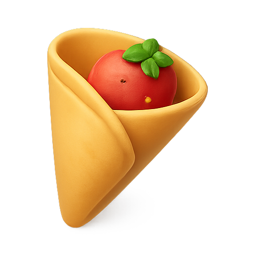 Food, 3d, wrap icon