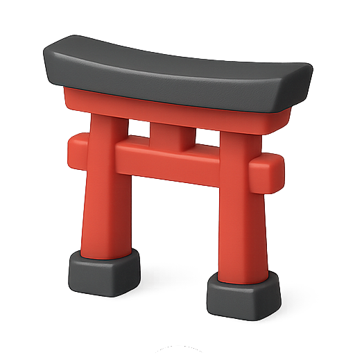 Torii, japan, shrine icon