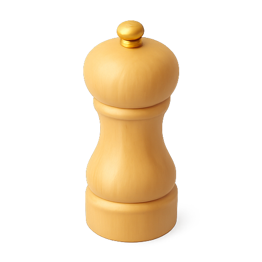Pepper mill, kitchen tool, cooking icon