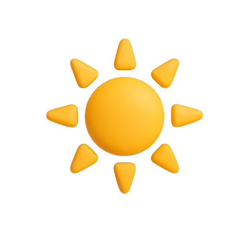 Sun, brightness, energy icon