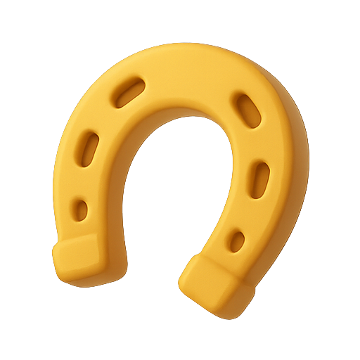 Horseshoe, luck, symbol icon